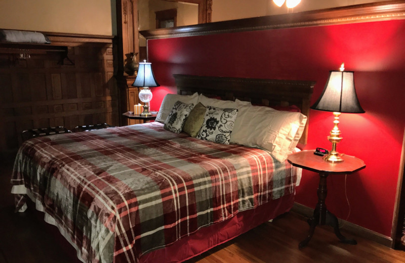 Guest room at The Edwardian Inn.