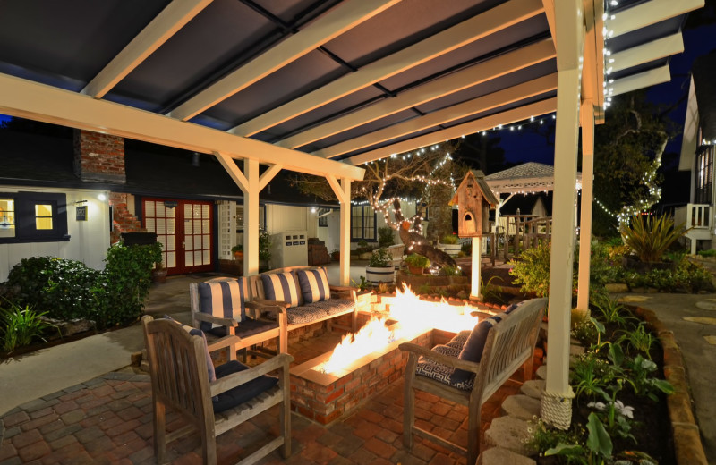 Patio at Lamp Lighter Inn & Sunset House Suites.
