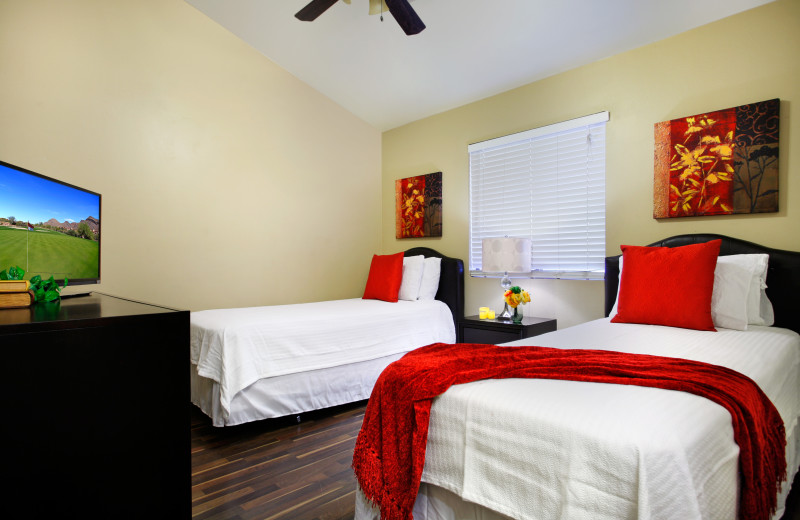 Rental bedroom at Arizona Vacation Rentals.