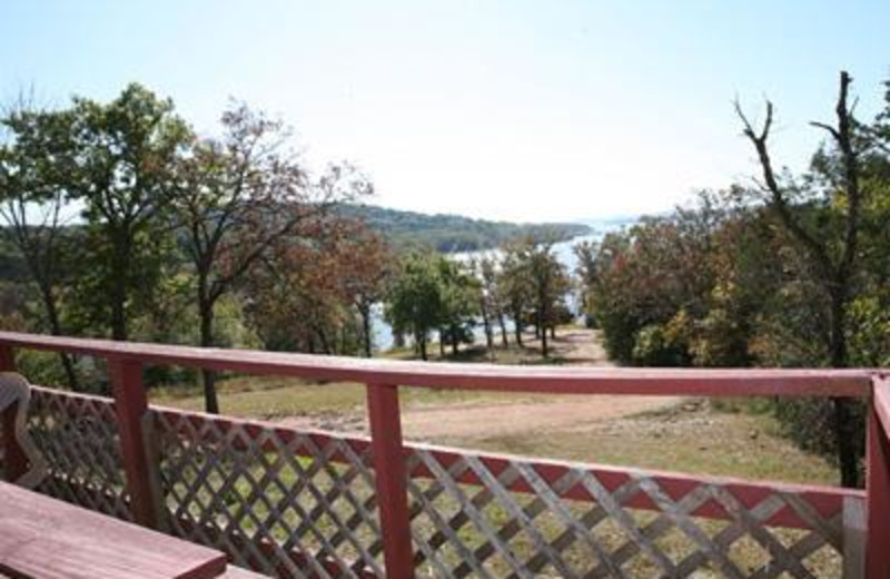 Lake View from Cabin A and D at Antlers Resort