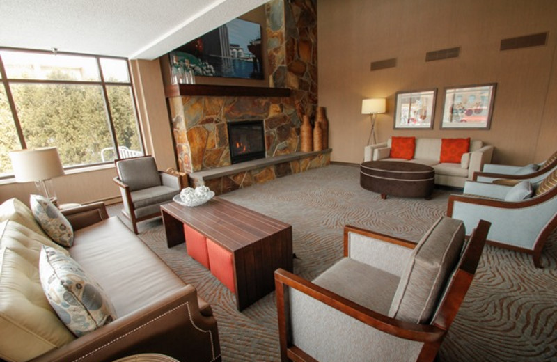 Guest living room at The Inn on Lake Superior.