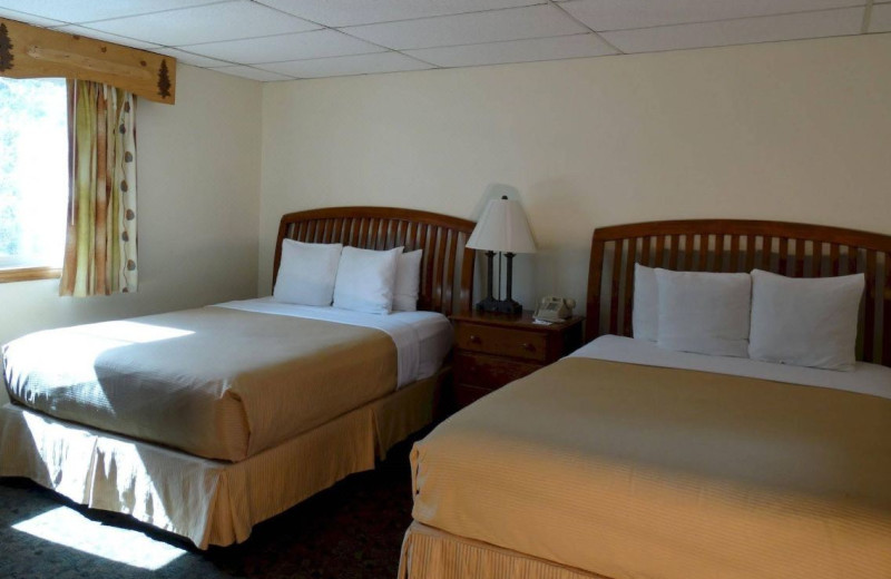 Guest room at Box Canyon Lodge & Hot Springs.