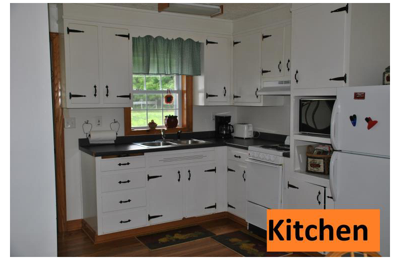 Kitchen at The River House.