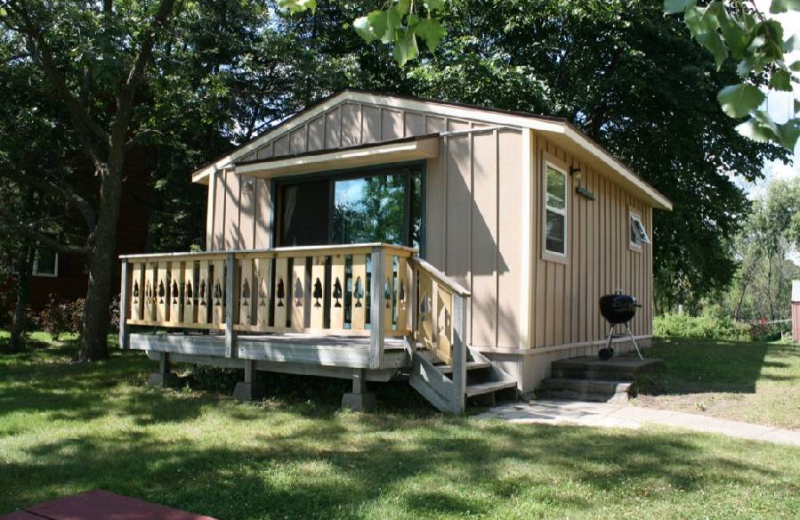 Cabin exterior at Big McDonald Resort.