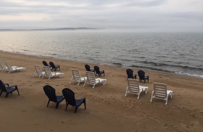 Beach at Baywatch Resort.