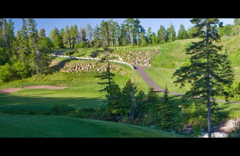 Golf course at The Mountain Inn at Lutsen.