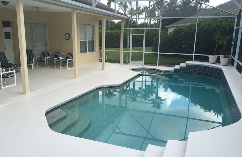 Rental pool at Leabridge Vacations.