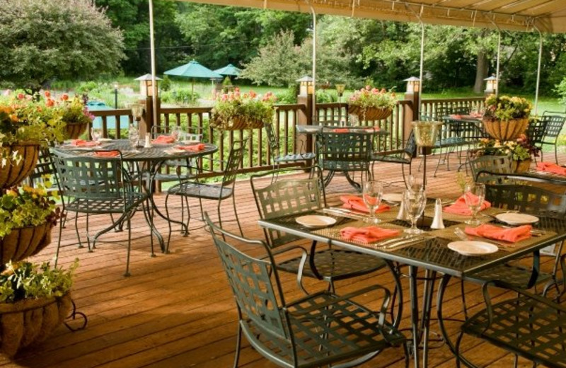 Deck Area at The Settlers Inn
