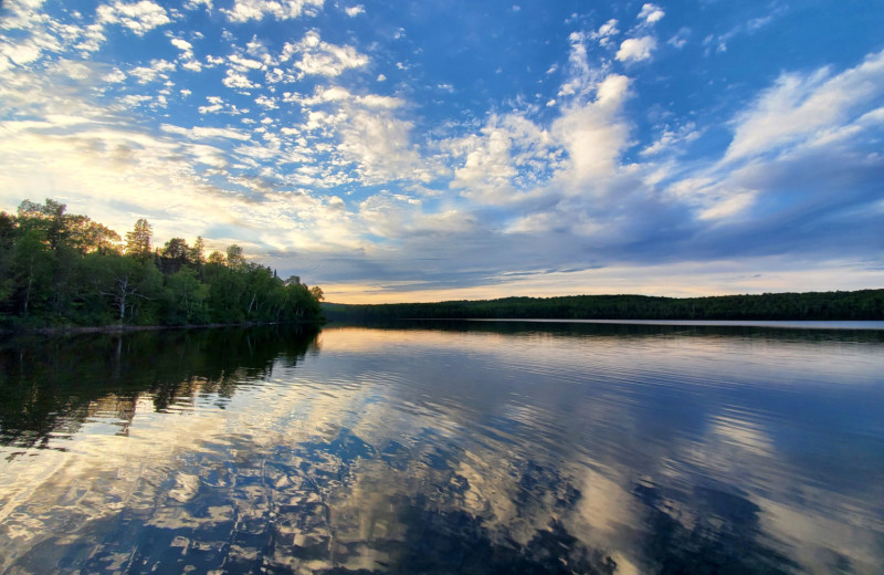 Lake view at Trout Lake Resort.