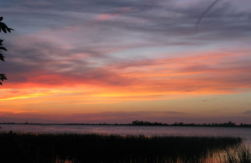 Sunset at Harris Hill Resort- Lake Of The Woods.