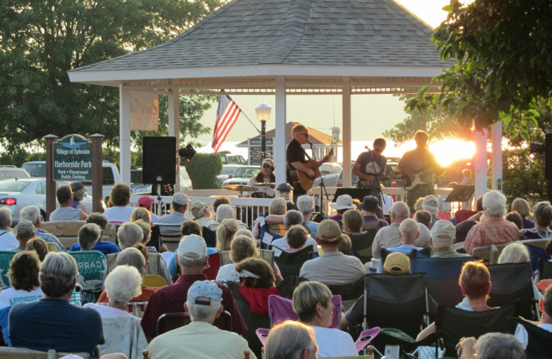 Music festival at Edgewater Resort.