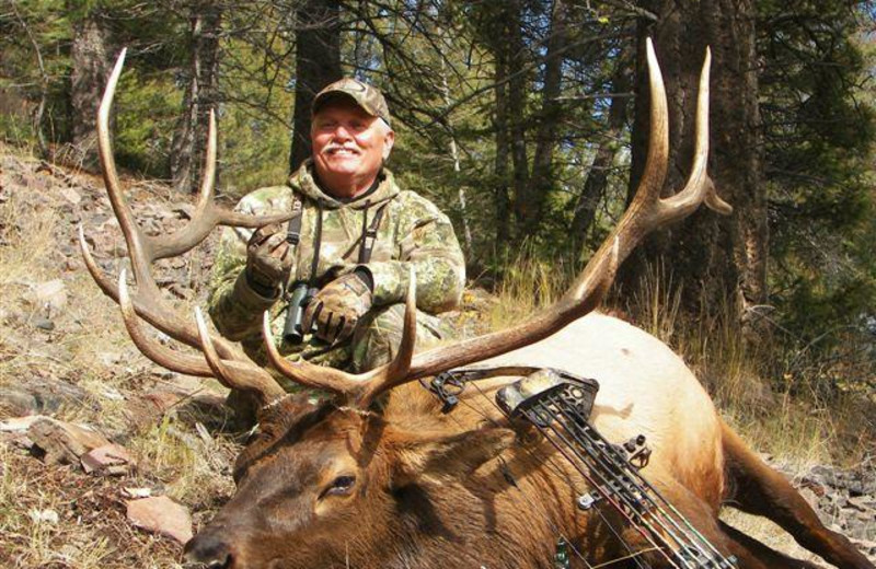 Hunting at Montana High Country Lodge.