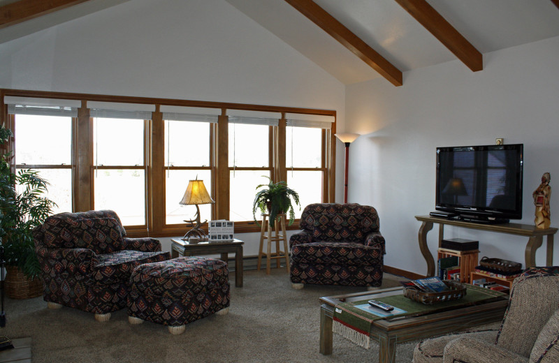 Guest living room at Ferringway Condominiums.