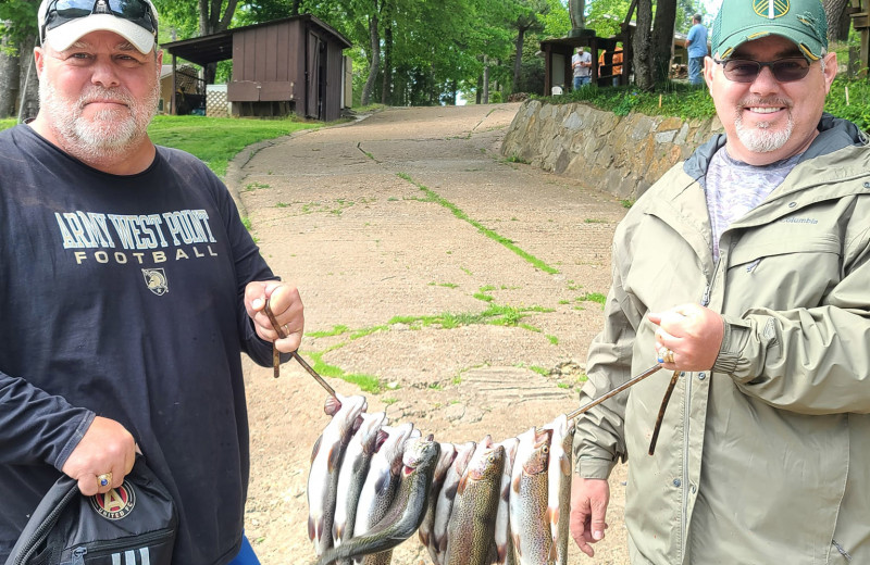 Fishing at Newlands Lodge.