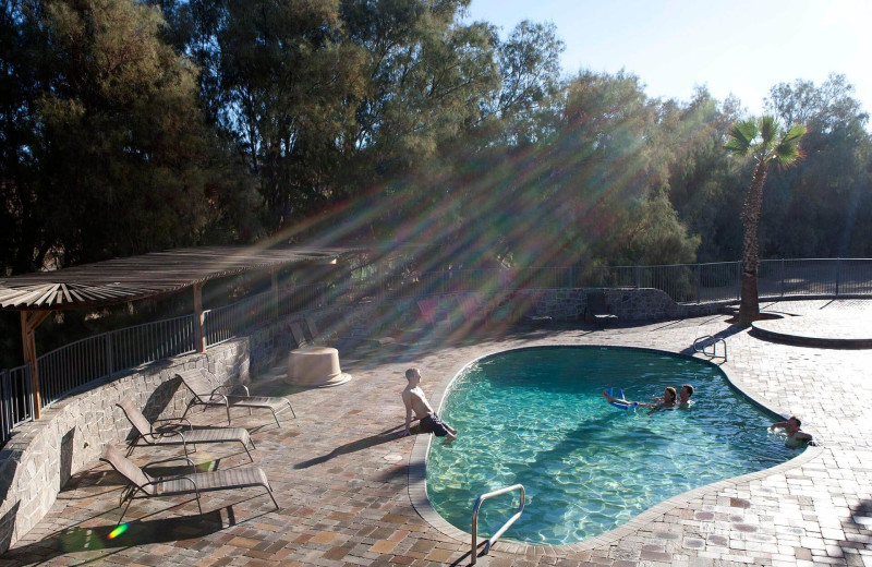 Outdoor pool at Mercey Hot Springs.