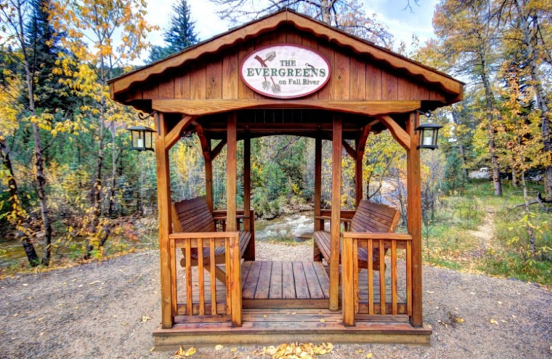 Gazebo at The Evergreens On Fall River.