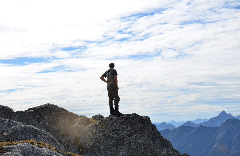Mountain climbing at Deep Creek Fishing Club.