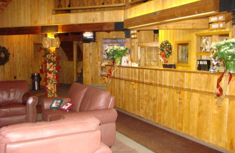 Lobby view at Big Powderhorn Lodging.