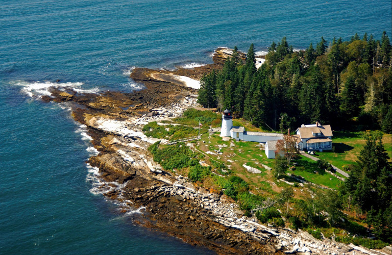 Lighthouse at Harbour Towne Inn on the Waterfront.