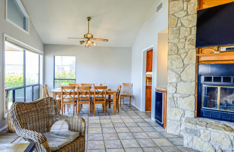 Rental living room at Splash Time Vacation Home.