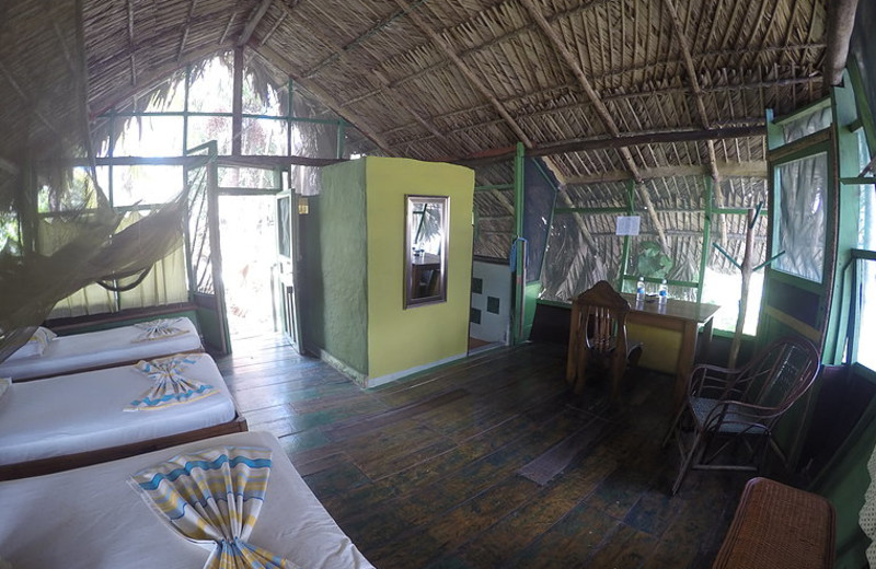 Guest room at Orinoco Delta Lodge.