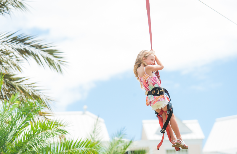 Adventure park at Calypso Cay.