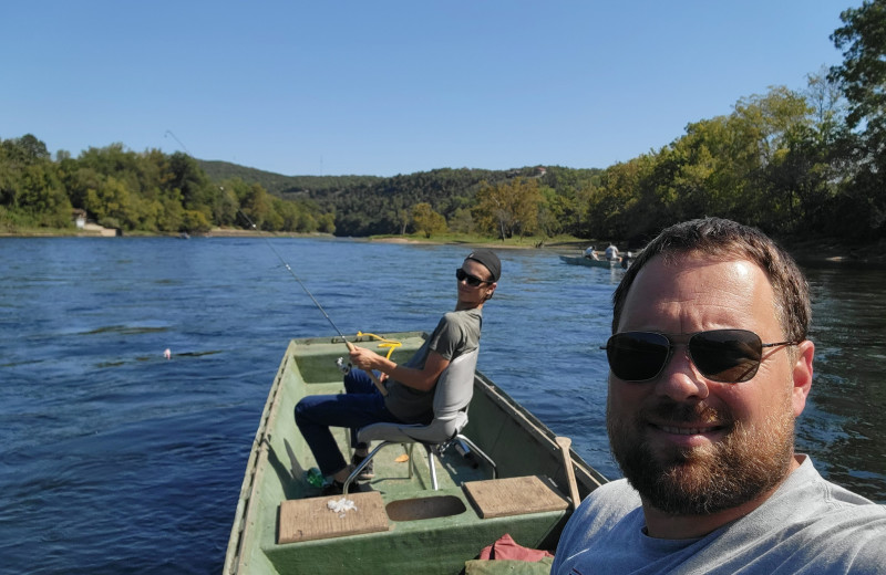 Fishing at Newlands Lodge.