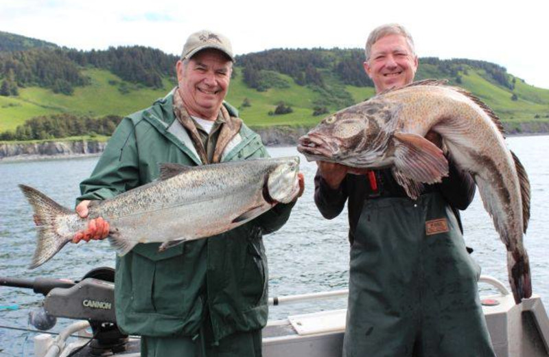 Fishing at Port Lions Lodge.