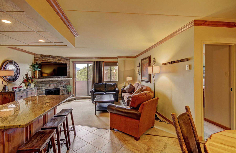 Guest living room at Beaver Run Resort & Conference Center.