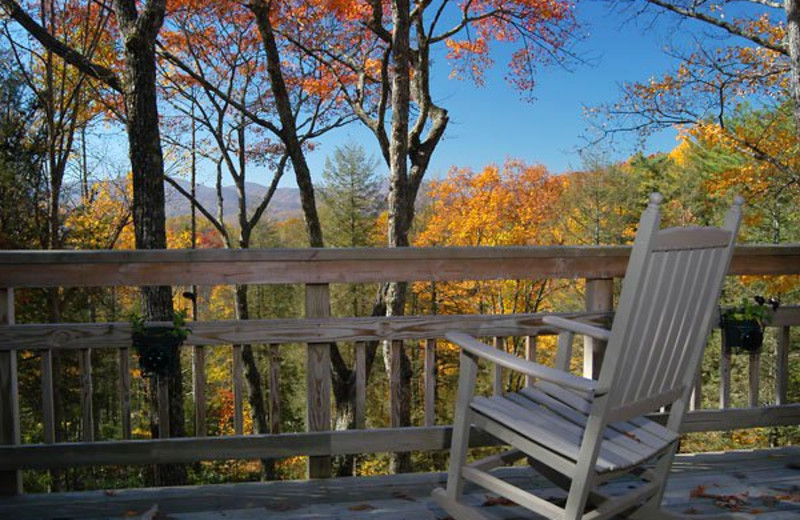 Cabin Deck View at Yonahlossee Resort Accommodations