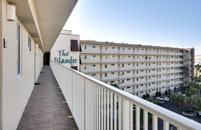 Exterior view of The Islander in Destin.