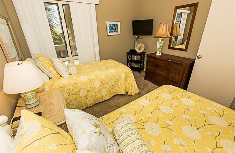 Guest bedroom at Sterling Resorts.