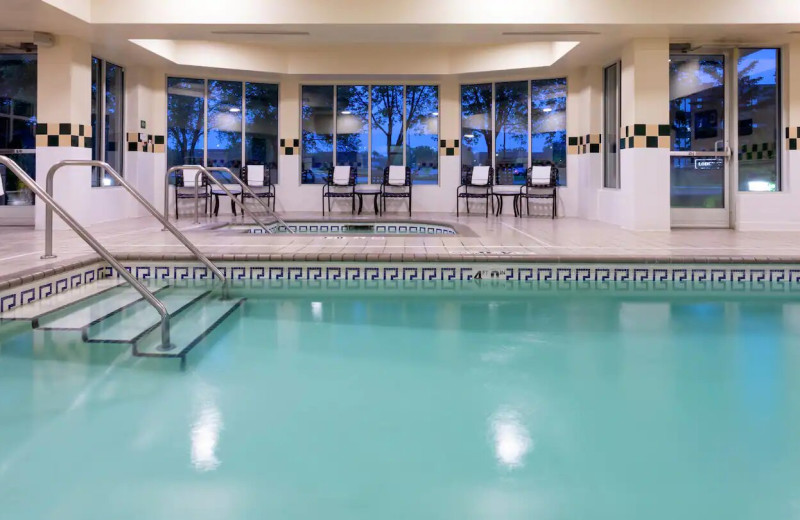 Indoor pool at Hilton Garden Inn Bloomington.