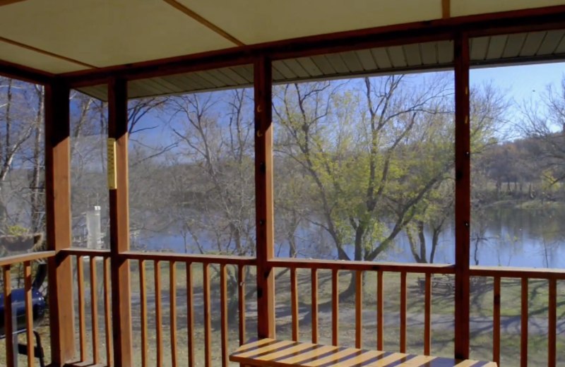 Deck view at Rainbow Drive Resort.