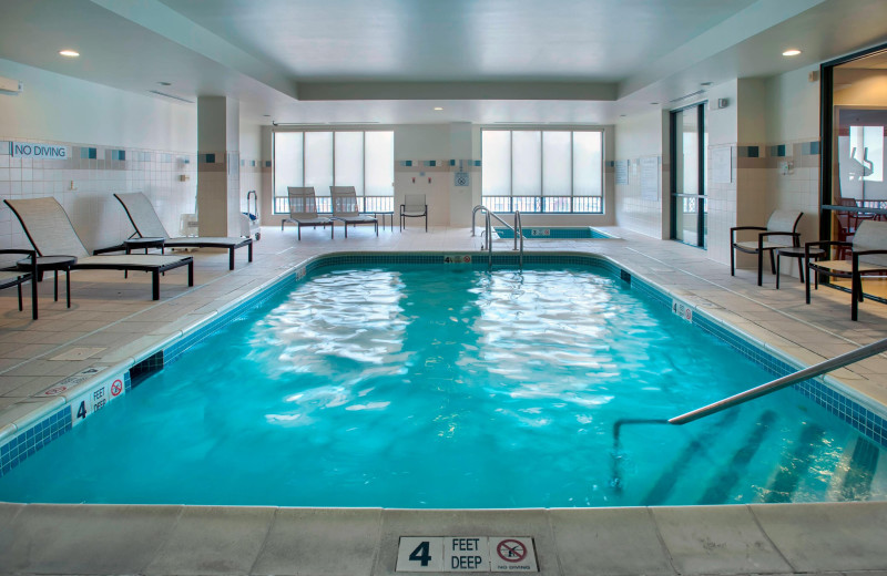 Indoor pool at Courtyard Saratoga Springs.