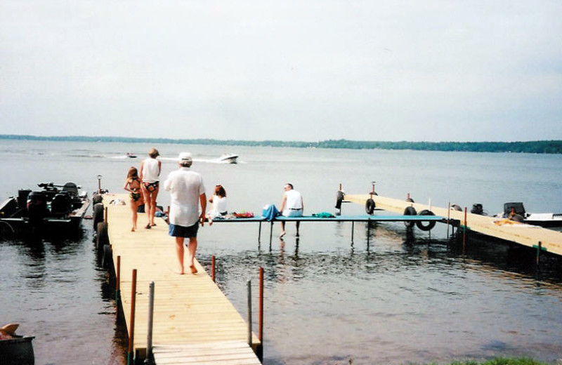 The dock at Battle View Resort.