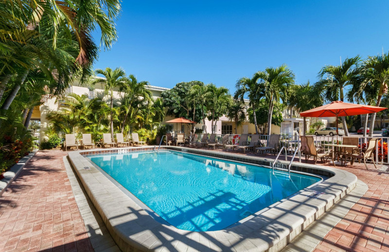 Outdoor pool at Inn At The Beach Resort.