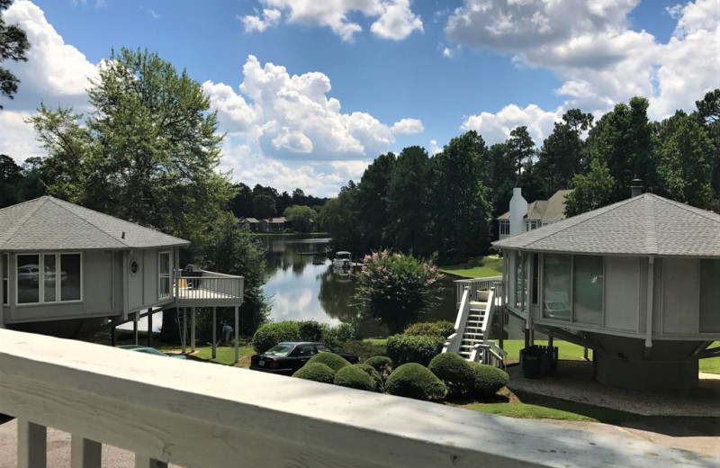 Lake view at Sandhills Rentals.