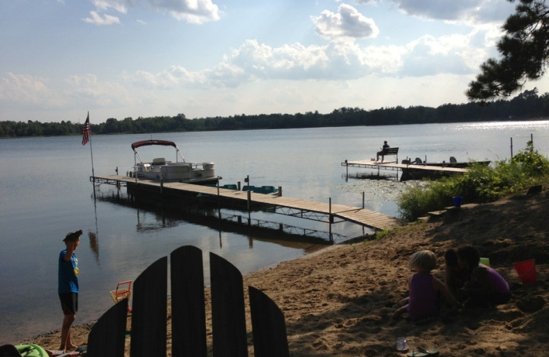 Beach at Twin Springs Resort.