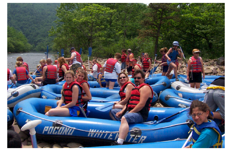 Rafting at Cabins-4-Rent.