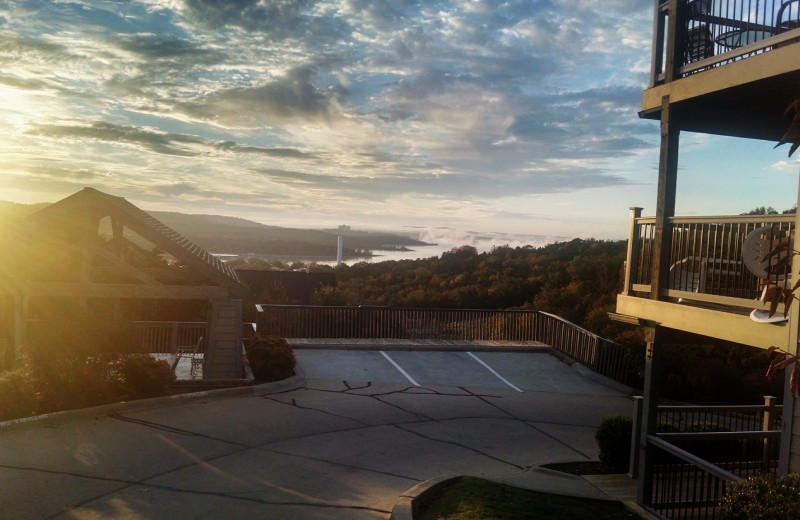 Sunrise at Treehouse on the Lake.