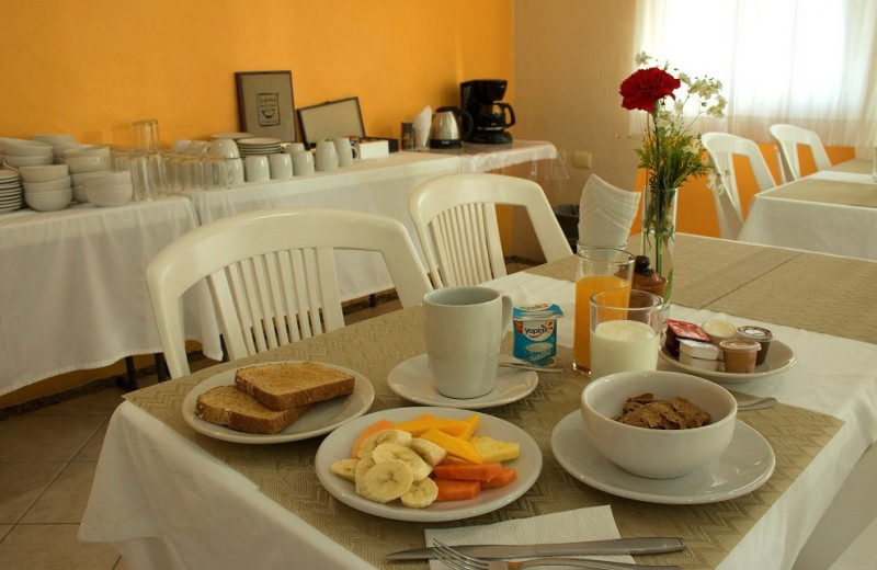 Guest room at El Meson Hotel.