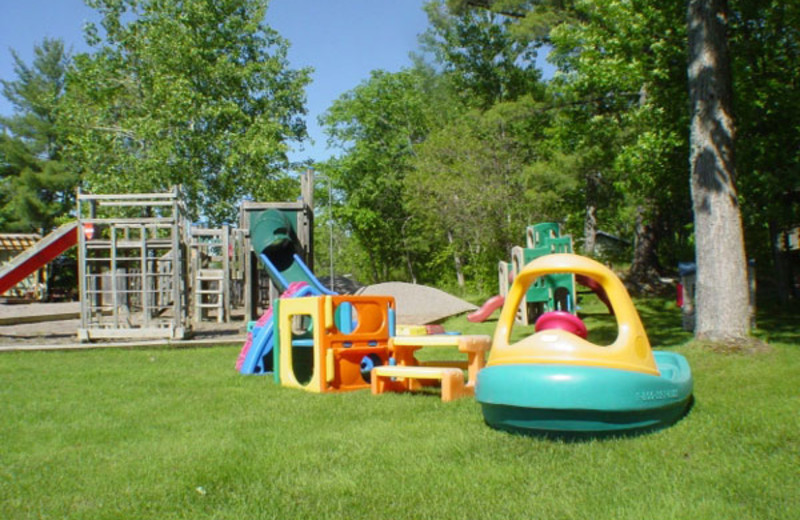 Children's playground at Pine Vista Resort.