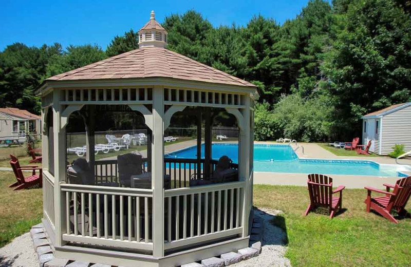 Outdoor pool at Kennebunk Gallery Motel 