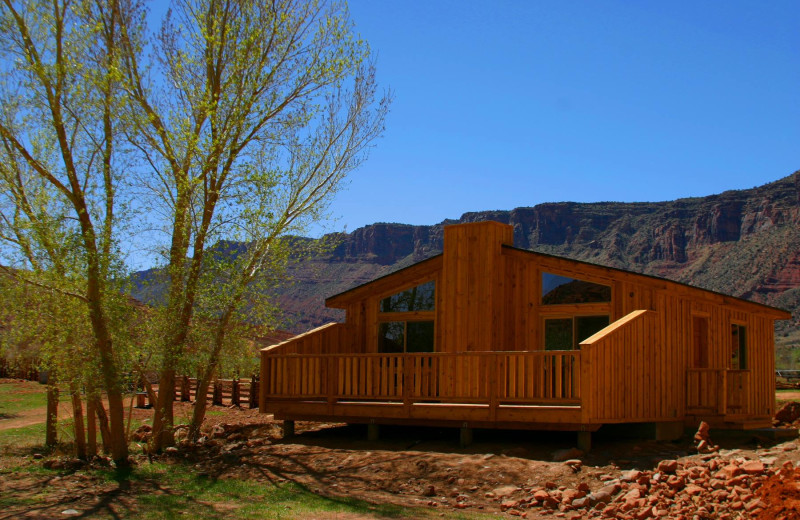 Exterior view of Red Cliffs Lodge.