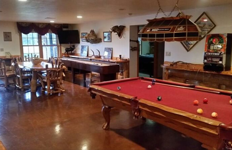 Recreation room at Deer Haven Acres.