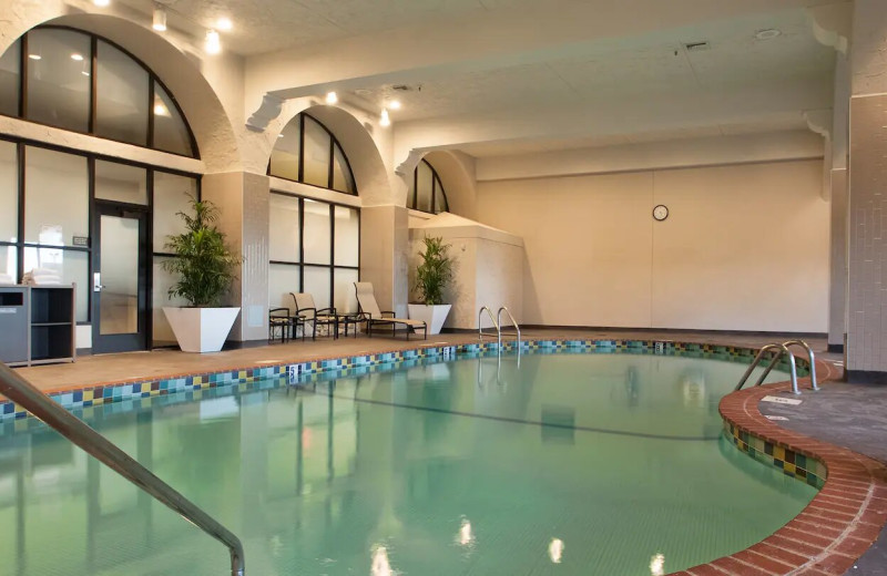 Indoor pool at Embassy Suites Bloomington.