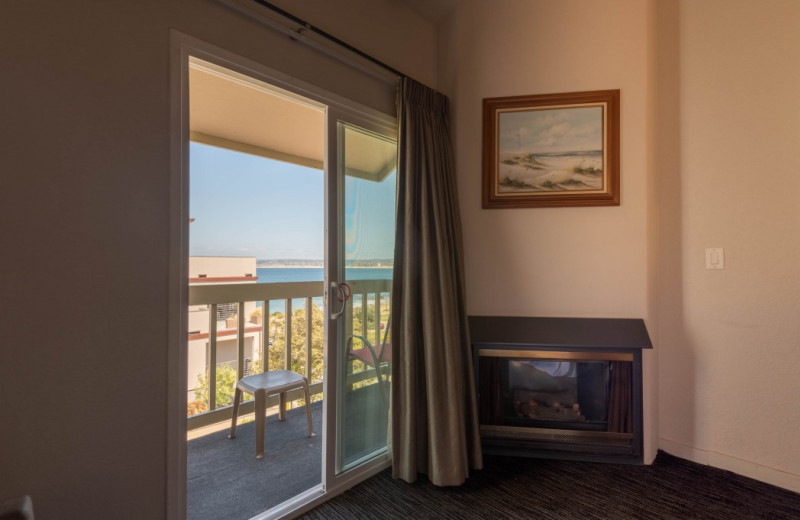 Beach view at Cannery Row Inn.