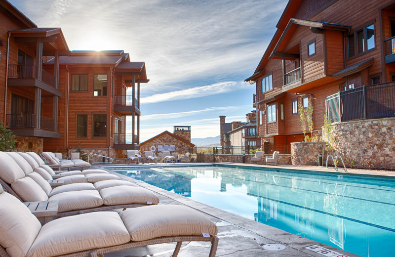 Rental pool at Natural Retreats Park City.