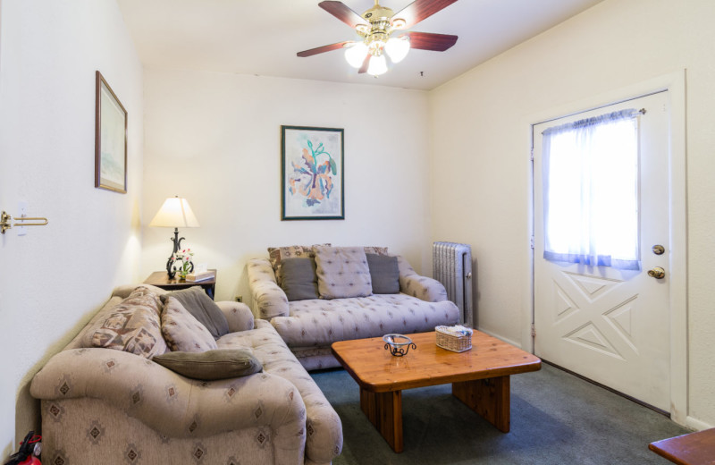 Guest room at Indian Hot Springs.